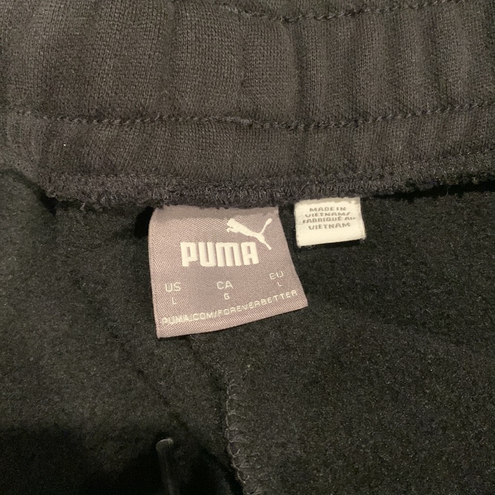 Puma Black Sweatpants - Picture 3 of 6